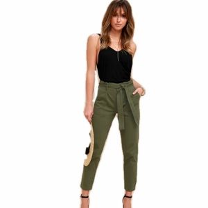 NWT Kendall & Kylie Paperbag Waist Pants XS